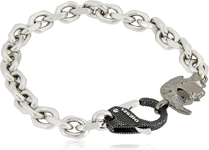 Bracelet chaîne pour homme Diesel en acier inoxydable DX1146040